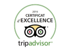 Trip Advisor Certificat d'Excellence